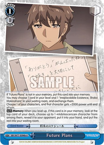 Future Plans [Rascal Does Not Dream of a Dreaming Girl]