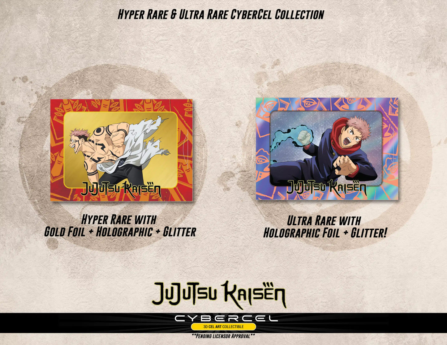 Cybercel Jujutsu Kaisen Series 1 Trading Cards Factory Sealed Hobby Box