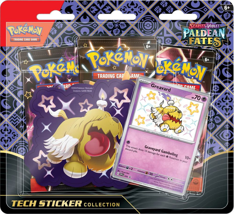 Scarlet & Violet: Paldean Fates - Tech Sticker Collection [Greavard]