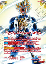 Vegeta // Vegeta, Awakened Feelings (SLR) (BT24-001) [Beyond Generations]