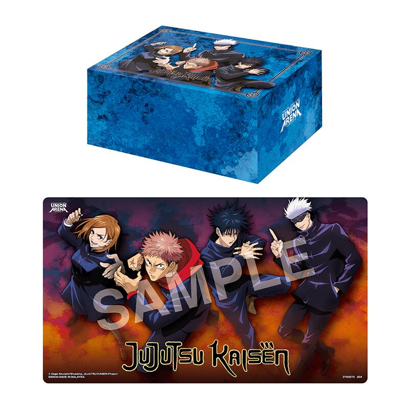 Union Arena Playmat & Half Storage Box Set: Jujutsu Kaisen