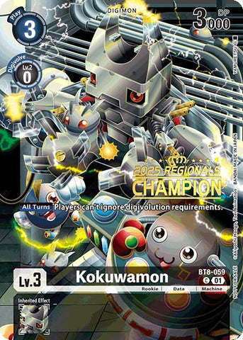 Kokuwamon [BT8-059] (2025 Regionals Champion) [New Awakening Promos]