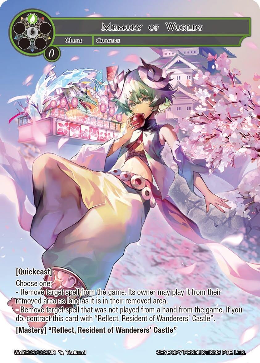 Memory of Worlds // Recorder of Worlds (World2025-002 MR) [Promo Cards]