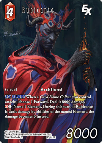 Rubicante EX (Full Art) [Tears of the Planet]