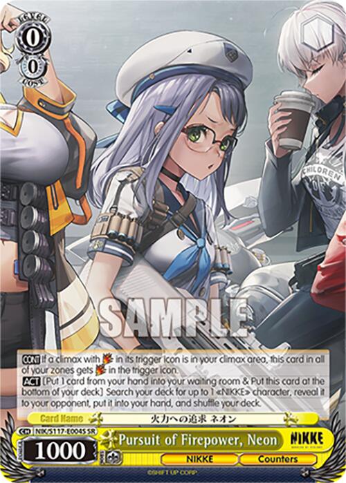 Pursuit of Firepower, Neon (NIK/S117-E004S SR) [GODDESS OF VICTORY: NI