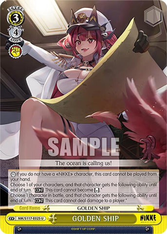 GOLDEN SHIP (NIK/S117-E025 U) [GODDESS OF VICTORY: NIKKE]