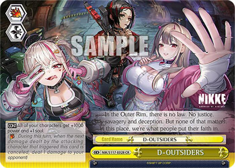 D-OUTSIDERS (NIK/S117-E028 CR) [GODDESS OF VICTORY: NIKKE]