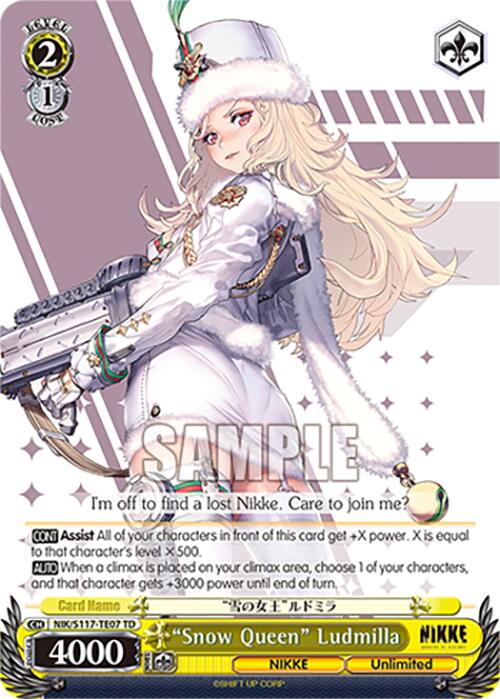 "Snow Queen" Ludmilla (NIK/S117-TE07 TD) [GODDESS OF VICTORY: NIKKE]