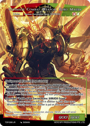 Robo Maeda, HANADA Group's Undercover Boss // Ultimate Combat Weapon, Robo Maeda (TOP-088 JR) [Ten Oaths of Protopaterpolis' War]