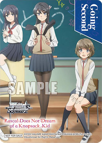 Going Second (Rascal Does Not Dream of a Knapsack Kid) (Alternate Art) [Rascal Does Not Dream Series]