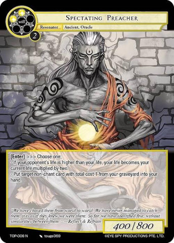 Spectating Preacher (TOP-008 N) [Ten Oaths of Protopaterpolis' War]