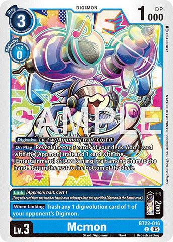 Mcmon [BT22-016] [Cyber Eden]