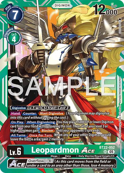 Leopardmon ACE [BT22-052] [Cyber Eden]