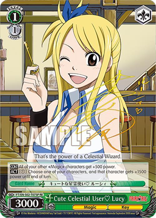 Cute Celestial User? Lucy (FT/EN-S02-T07SP SP RE) [Fairy Tail Chronicle Set]