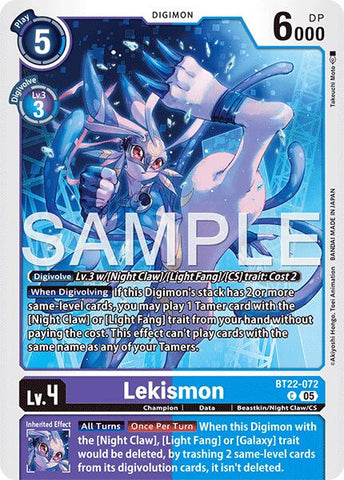 Lekismon [BT22-072] [Cyber Eden]