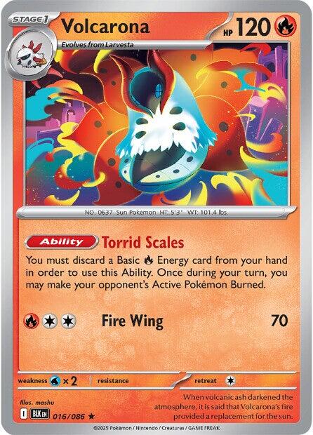 Volcarona (016/086) [Scarlet & Violet: Black Bolt]