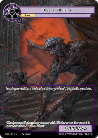 Demon Divison (ESD1-018 N) [Descent into the Raven's Catacombs]