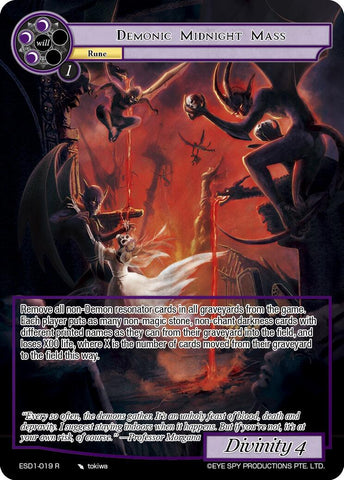 Demonic Midnight Mass (ESD1-019 R) [Descent into the Raven's Catacombs]