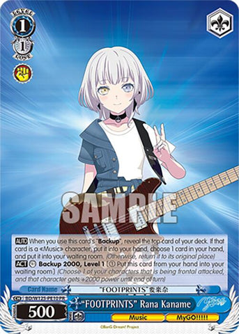 FOOTPRINTS Rana Kaname (PR) (BD/W125-PE10) [MyGO!!!!! x Ave Mujica]