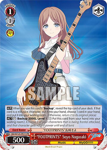 FOOTPRINTS Soyo Nagasaki (PR) (BD/W125-PE11) [MyGO!!!!! x Ave Mujica]
