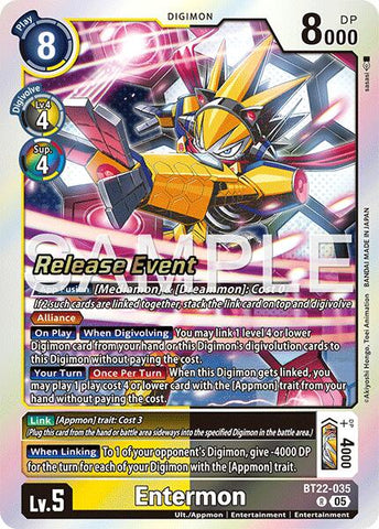 Entermon [BT22-035] [Cyber Eden Release Event Cards]