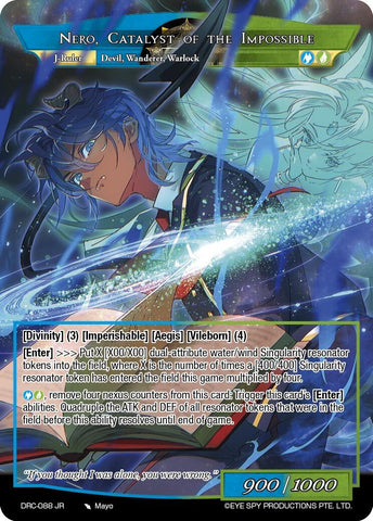The Halfblood Prodigy, Nero // Nero, Catalyst of the Impossible (DRC-088 JR) [Descent into the Raven's Catacombs]