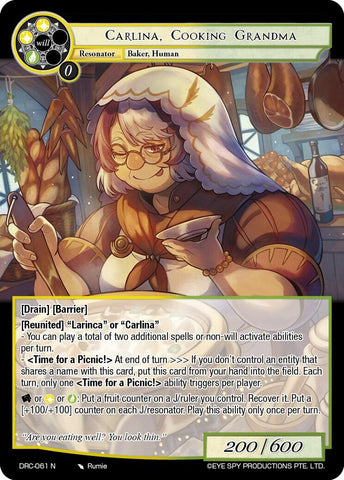 Carlina, Cooking Grandma (DRC-061 N) [Descent into the Raven's Catacombs]