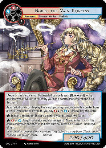 Noihs, the Vain Princess (DRC-074 N) [Descent into the Raven's Catacombs]