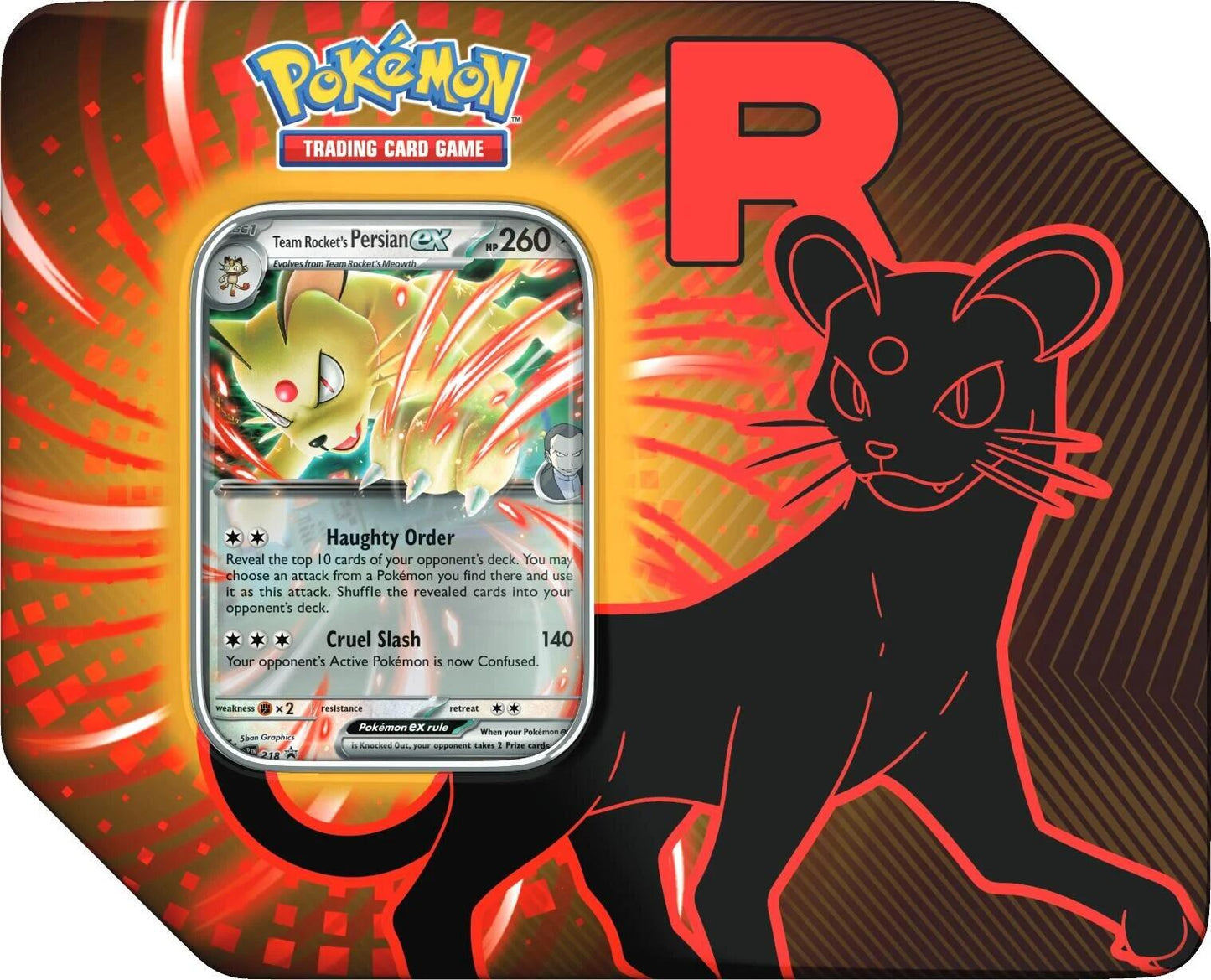 Team Rocket Tin (Team Rocket's Persian ex)