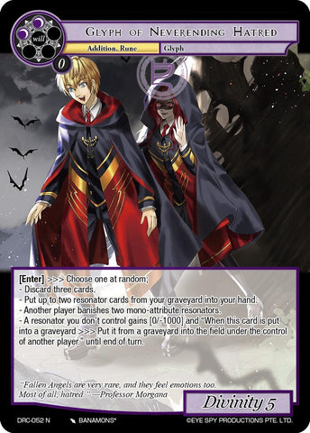 Glyph of Neverending Hatred (DRC-052 N) [Descent into the Raven's Catacombs]