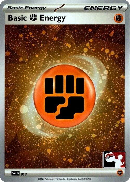 Basic Fighting Energy (014) (Cosmos Holo) [Prize Pack Series Seven]