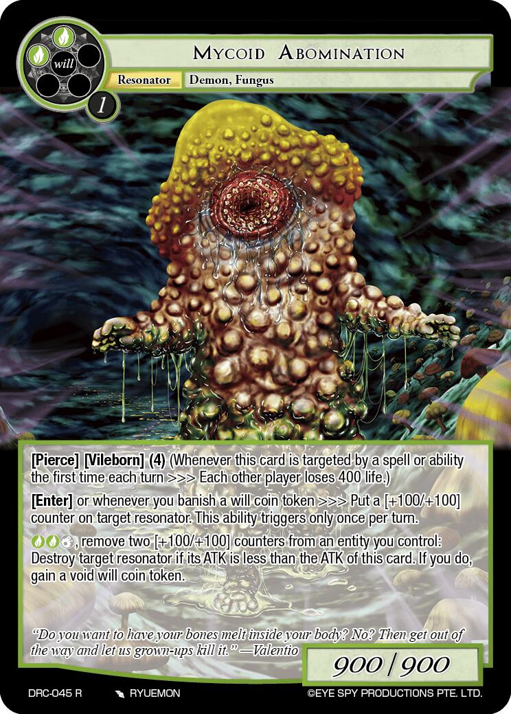 Mycoid Abomination (DRC-045 R) [Descent into the Raven's Catacombs]