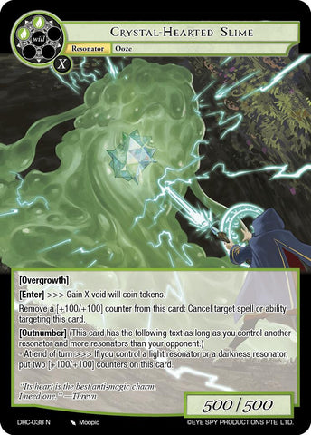 Crystal-Hearted Slime (DRC-038 N) [Descent into the Raven's Catacombs]