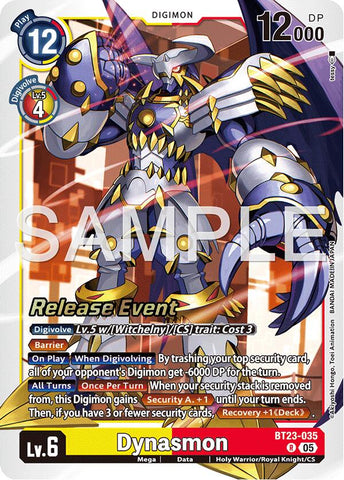 Dynasmon [BT23-035] [Hackers' Slumber Release Event Cards]