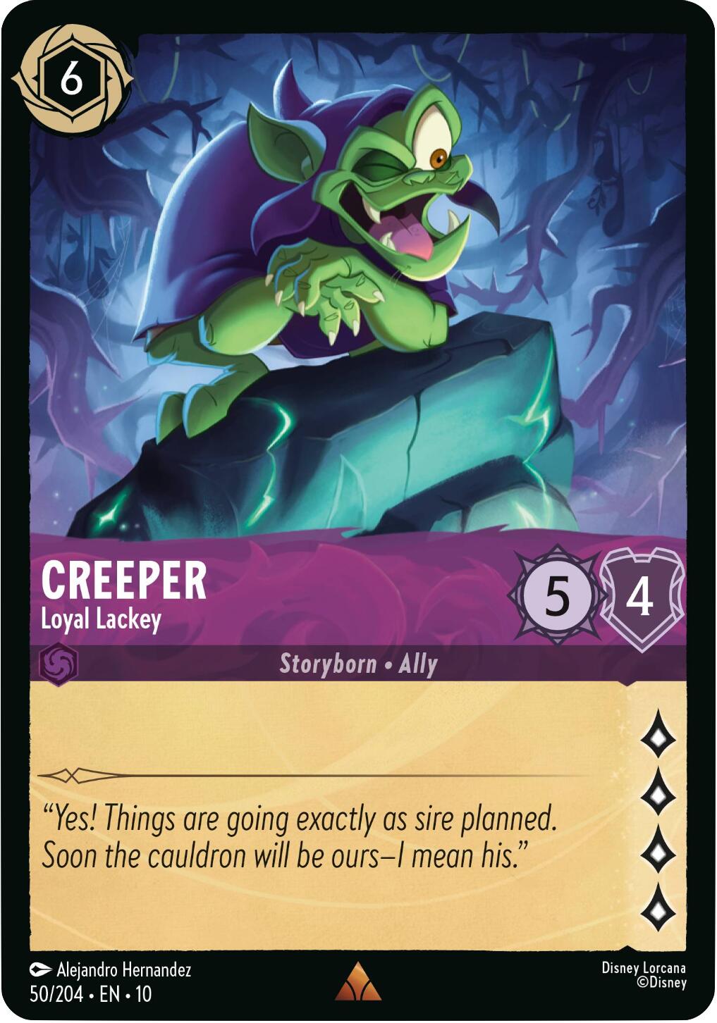 Creeper - Loyal Lackey (50/204) [Whispers in the Well]