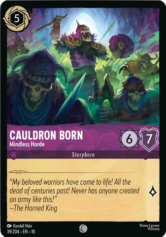 Cauldron Born - Mindless Horde (39/204) [Whispers in the Well]