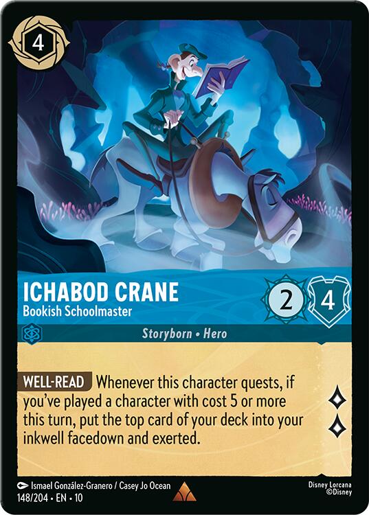 Ichabod Crane - Bookish Schoolmaster (148/204) [Whispers in the Well]