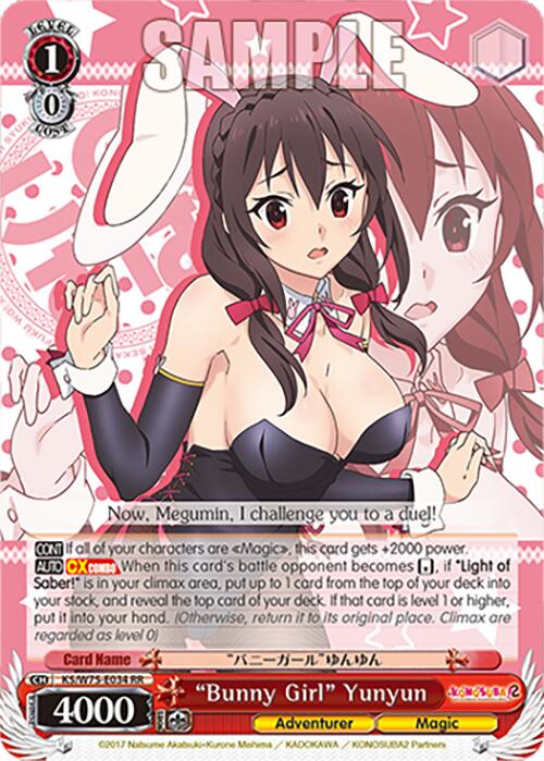 "Bunny Girl" Yunyun [KONOSUBA -God's blessing on this wonderful world! Re:Edit]