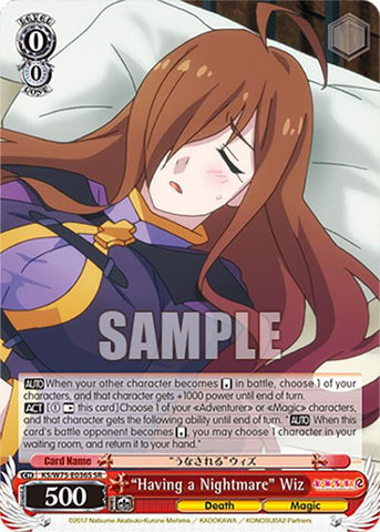 "Having a Nightmare" Wiz (SR) [KONOSUBA -God's blessing on this wonderful world! Re:Edit]