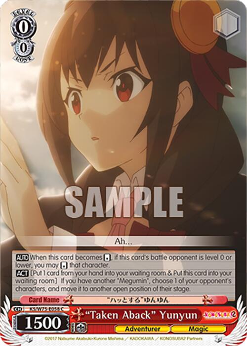 "Taken Aback" Yunyun [KONOSUBA -God's blessing on this wonderful world! Re:Edit]