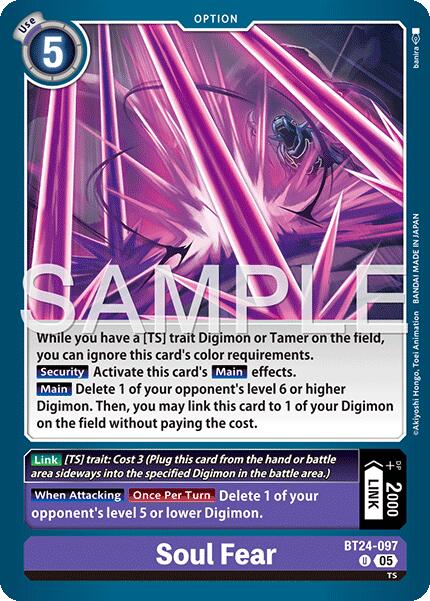 Soul Fear [BT24-097] [Time Stranger]