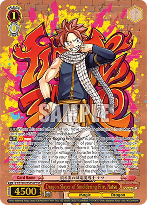 Dragon Slayer of Smoldering Fire, Natsu (FT/S120-E058SSP SSP) [FAIRY TAIL 100 YEARS QUEST]