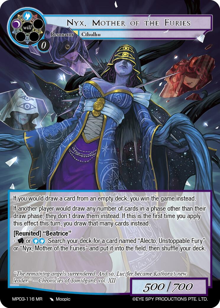 Nyx, Mother of the Furies (MP03-116 MR) [Masterpiece Collection 03 "Dimensional Hope"]