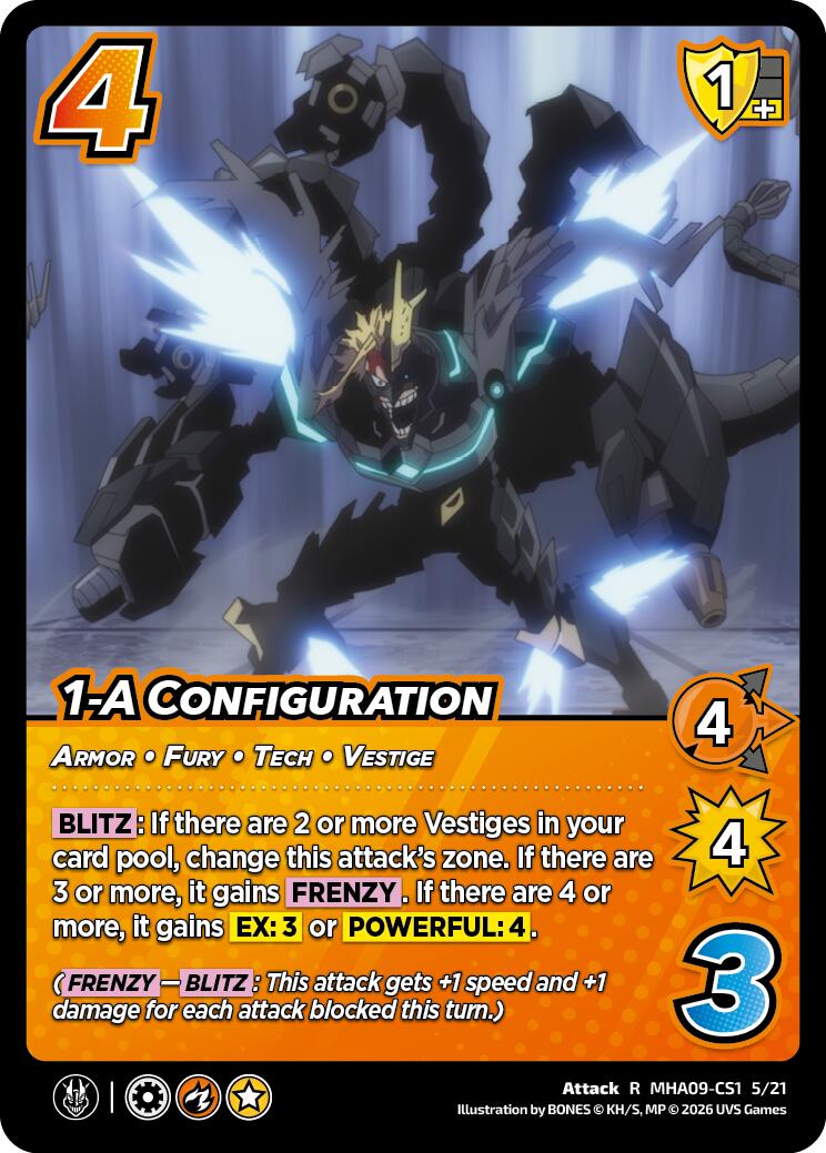 1-A Configuration [Challenger Series: My Hero Academia - Final Battle]