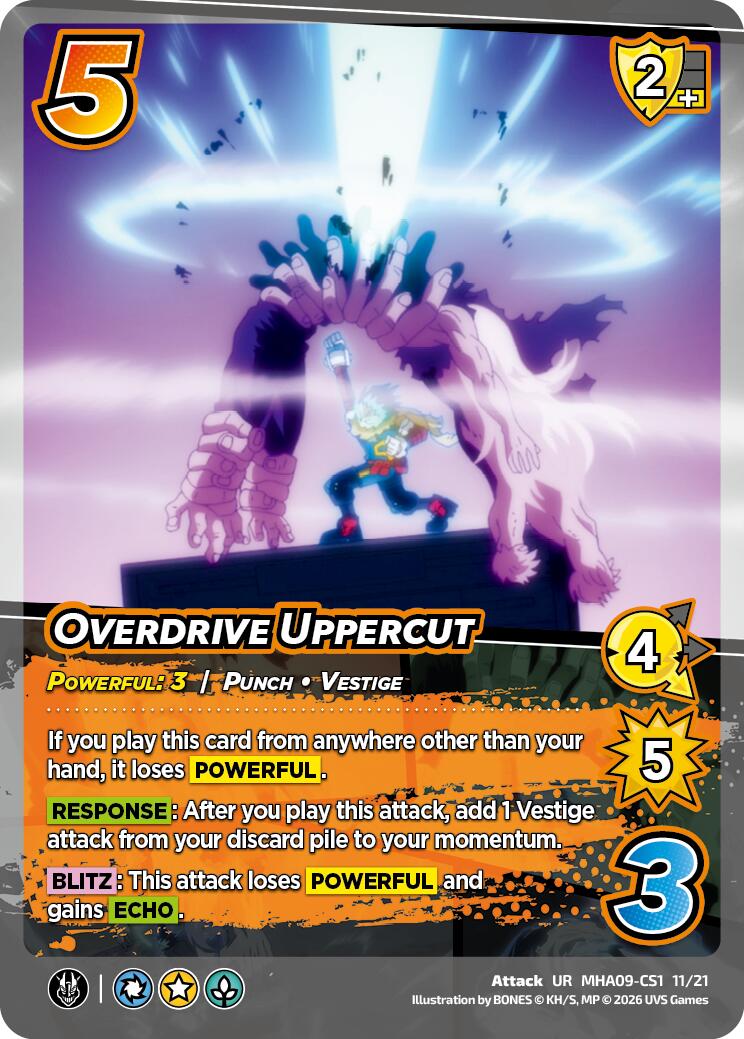 Overdrive Uppercut [Challenger Series: My Hero Academia - Final Battle]