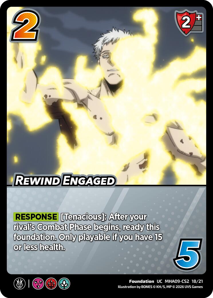 Rewind Engaged [Challenger Series: My Hero Academia - Final Battle]