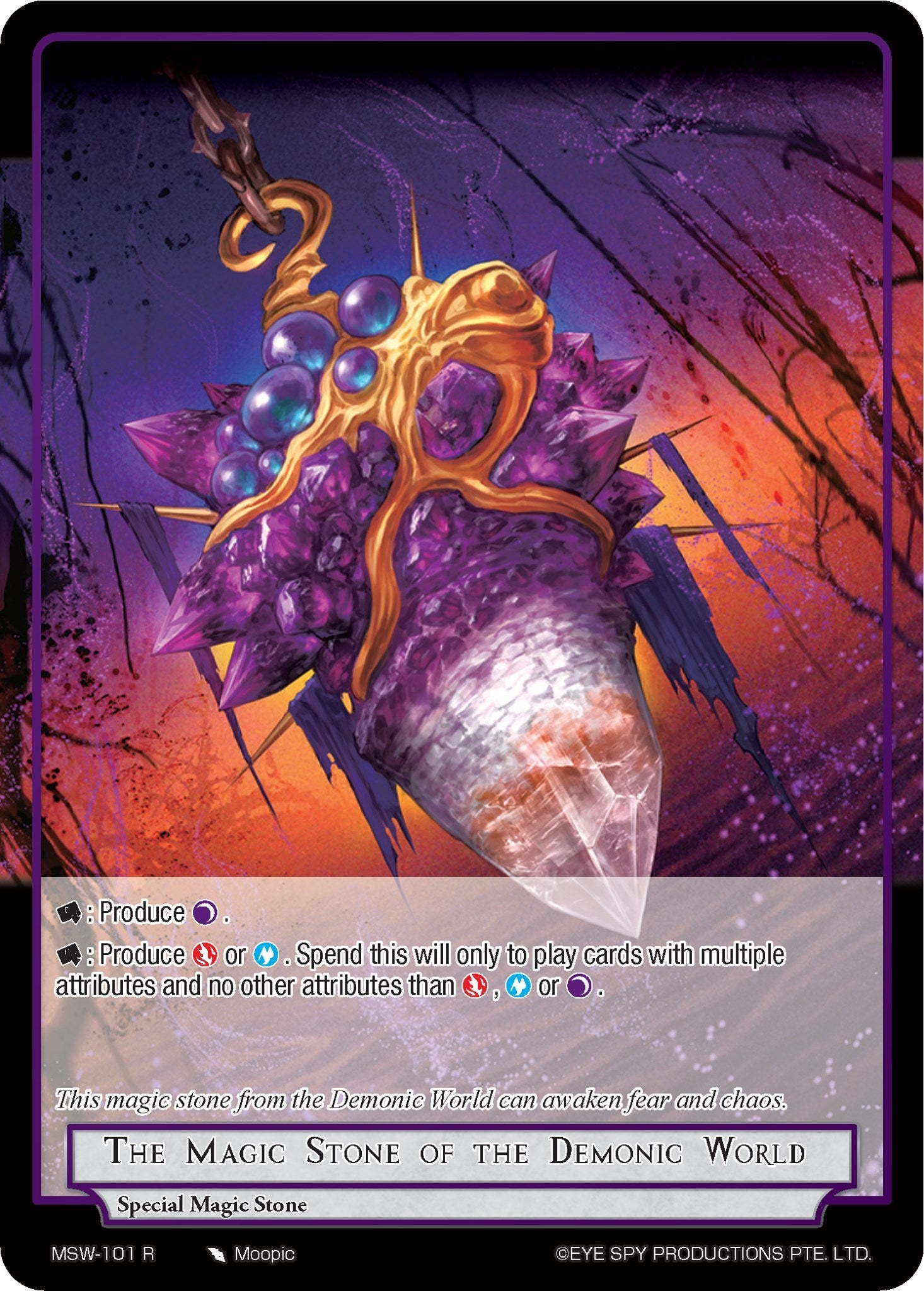 The Magic Stone of the Demonic World (MSW-101) [The Magic Stone War - Zero]