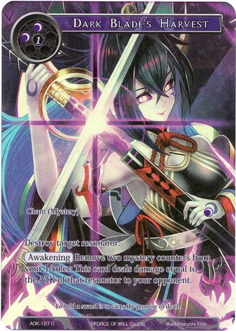 Dark Blade's Harvest (Full Art) (ADK-127) [Advent of the Demon King]