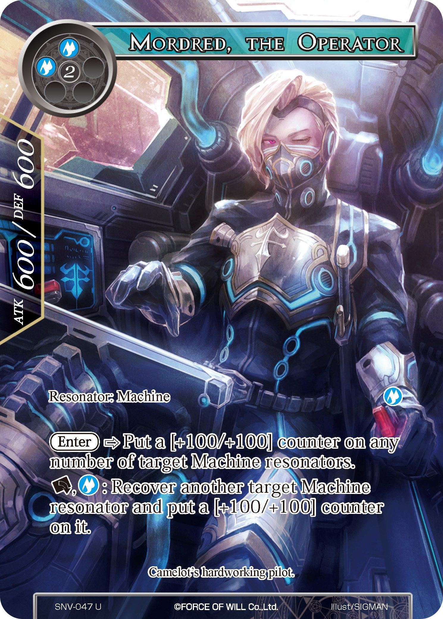 Mordred, the Operator (Full Art) (SNV-047) [The Strangers of New Valhalla]