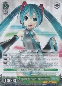 Resonating "DIVA" Hatsune Miku (PD/S29-E026 RR+) [Hatsune Miku: Project DIVA F 2nd]